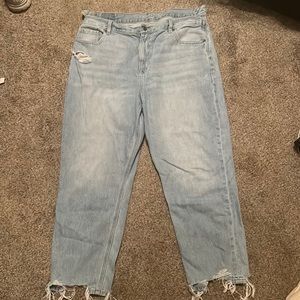 AE high rise mom jeans